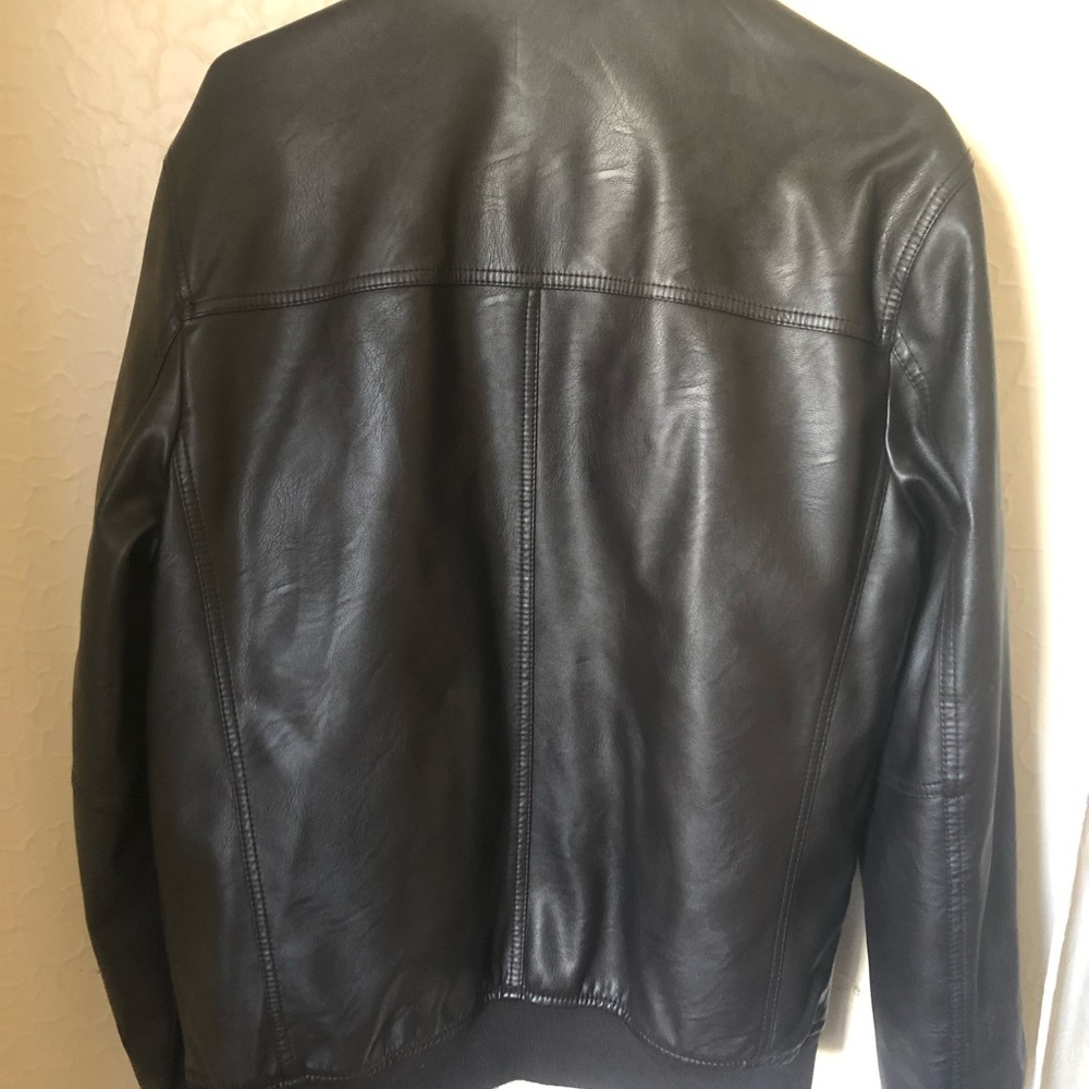 Tommy Hilfigger Brown Leather bomber jacket